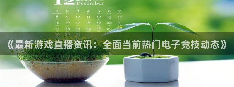 赢咖娱乐4开户：《最新游戏直播资讯：全面当前热门电子竞技动态