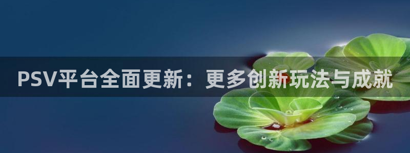 赢咖娱乐登陆测速：PSV平台全面更新：更多创新玩法与成就