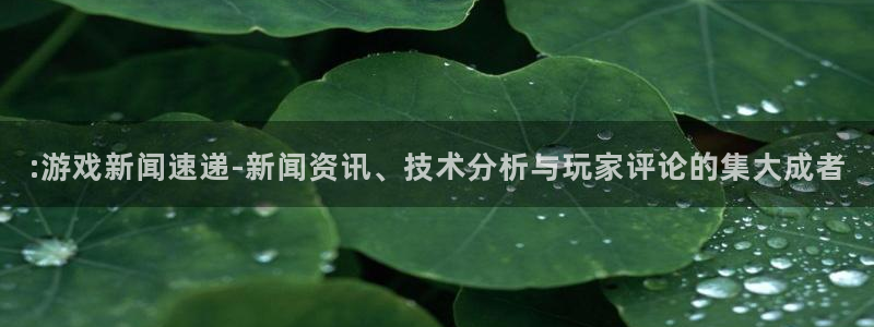 赢咖娱乐注册测速：:游戏新闻速递-新闻资讯、技术分析与玩家评