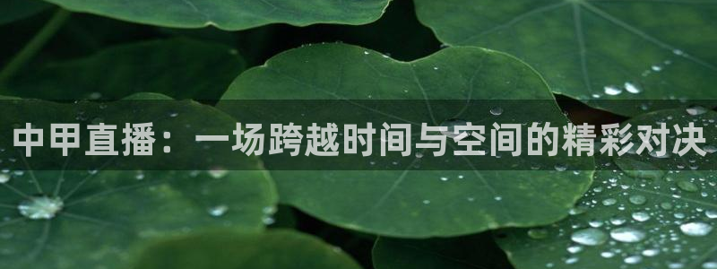 361体育直播吧：中甲直播：一场跨越时间与空间的精彩对决